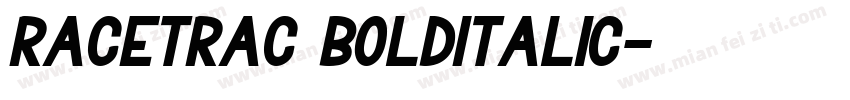 Racetrac BoldItalic字体转换